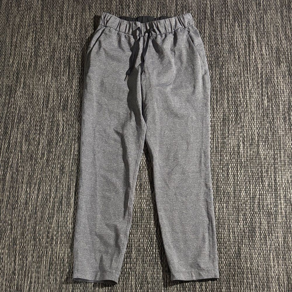 Lululemon On The Fly Pant *27" Luxtreme Heathered Black Size 4